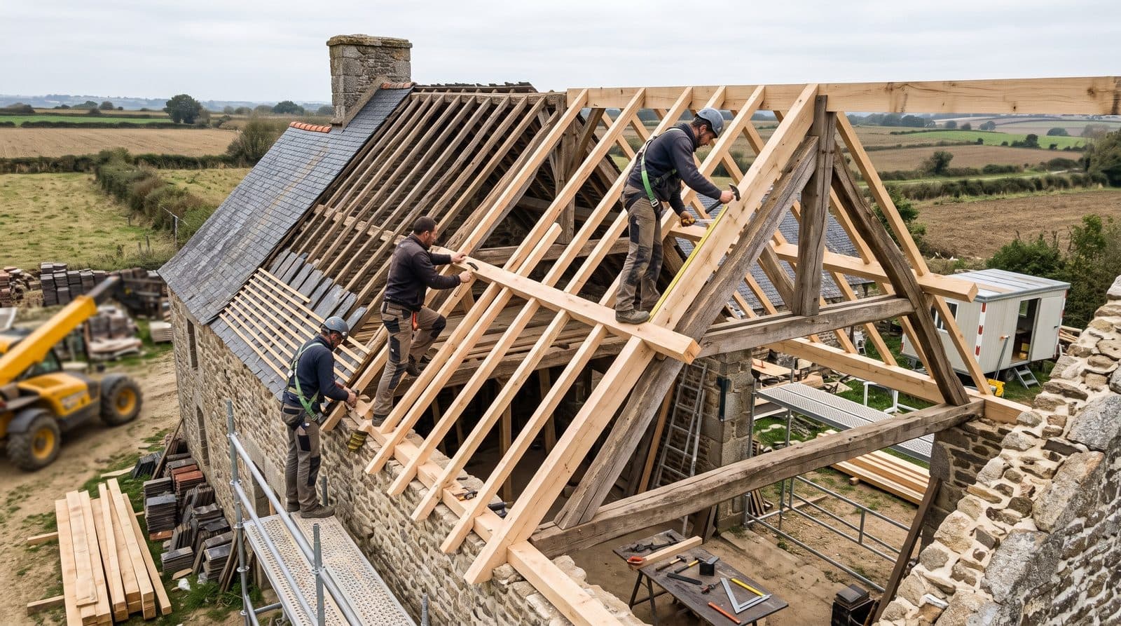 Rénovation de toiture agricole : quand la surcouverture ne suffit plus