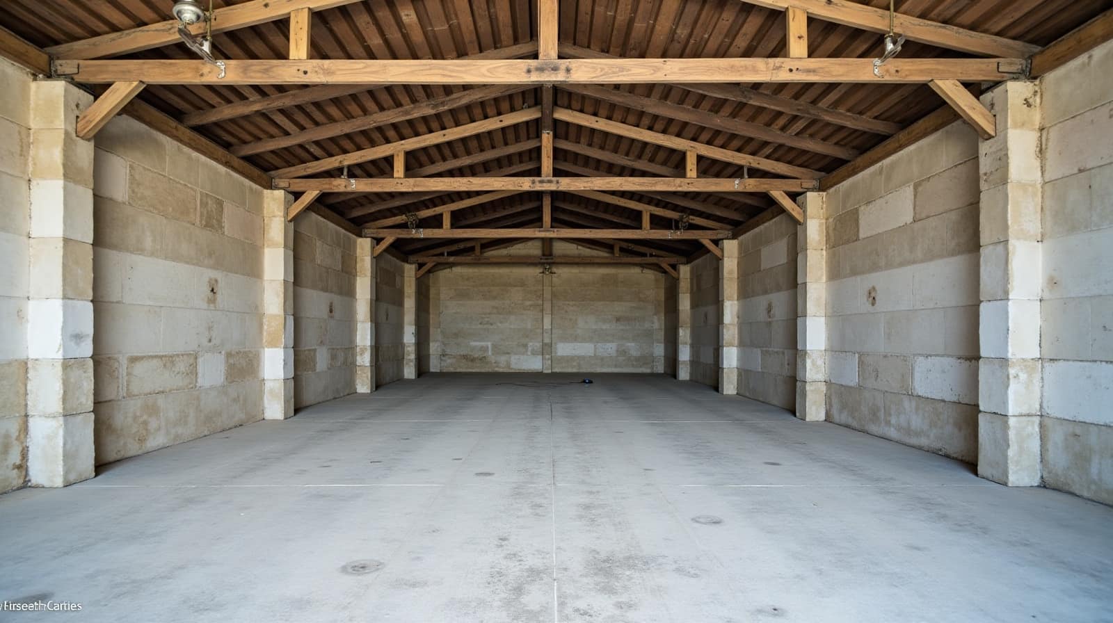 Les traces d'humidité à l'intérieur du bâtiment